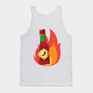 Spicy Autism, Flaming Hot! Perfect Gift for Proud Autistics Tank Top